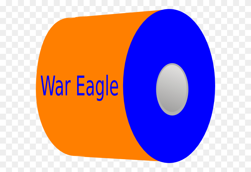 600x515 War Eagle Toilet Paper Svg Clip Arts 600 X 515 Px, Disk, Dvd, Text HD PNG Download