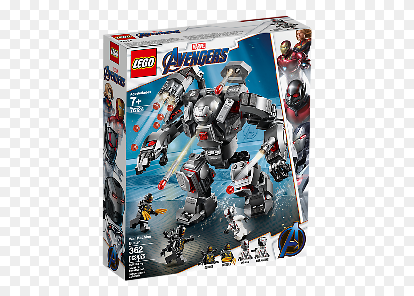 428x541 War Machine Buster Lego Avengers Endgame Sets, Helmet, Clothing, Apparel HD PNG Download