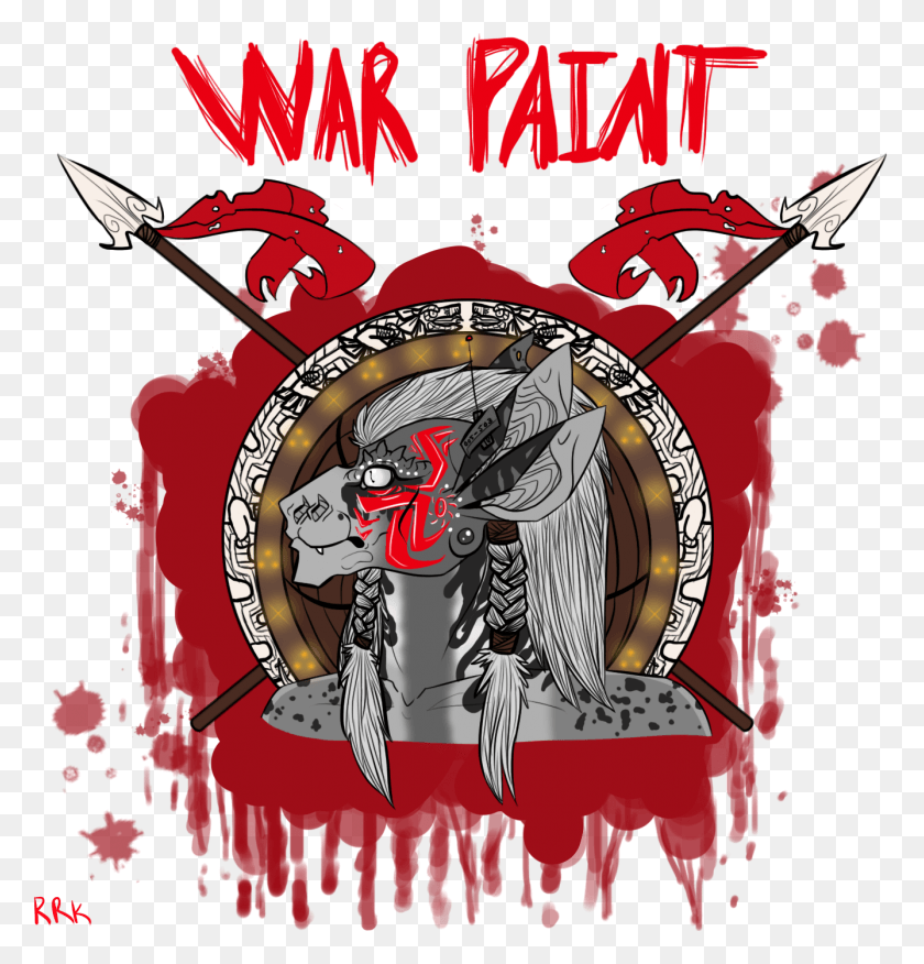 1337x1400 War Paint Illustration, Poster, Advertisement, Graphics HD PNG Download