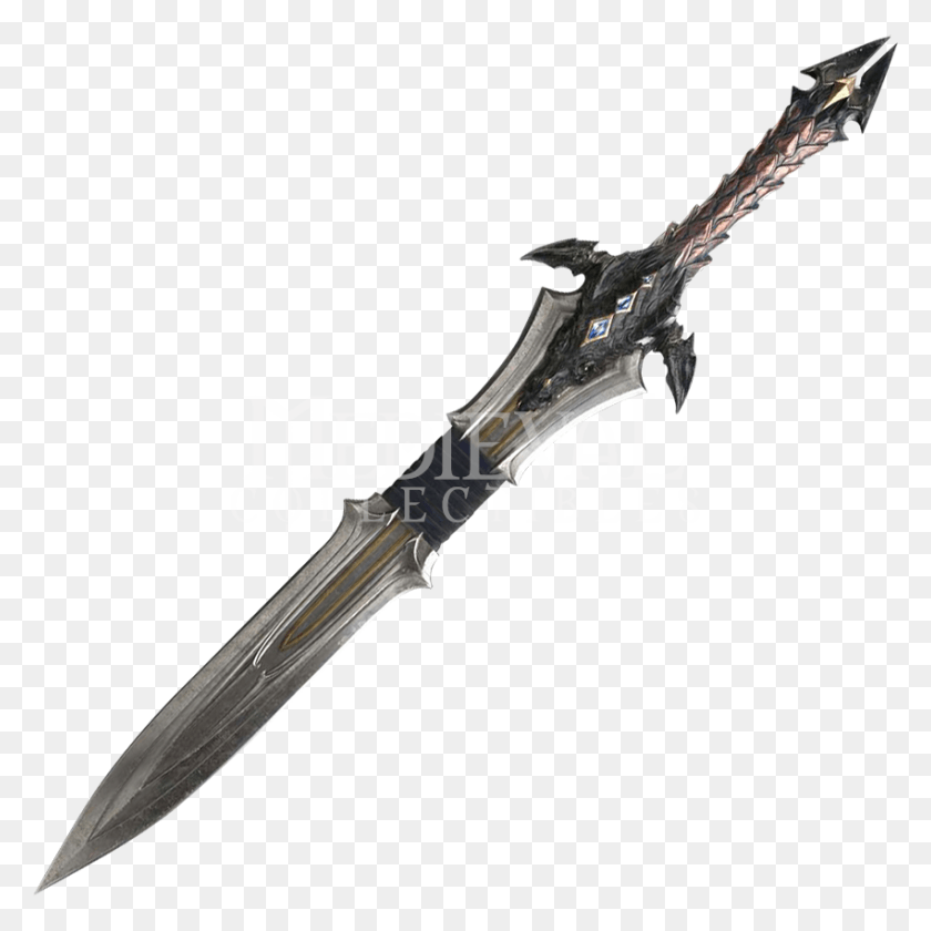 850x850 Warcraft Lothar Sword Replica Lews Black Combo, Оружие, Оружие, Клинок Hd Png Скачать