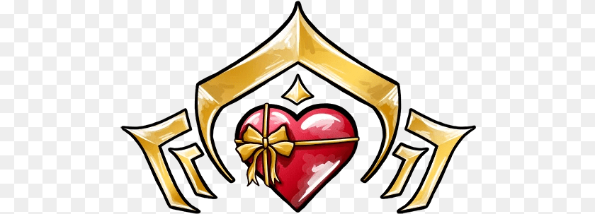 503x303 Warframe Telegram Stickers Warframe Heart Symbol, Accessories, Jewelry, Logo PNG