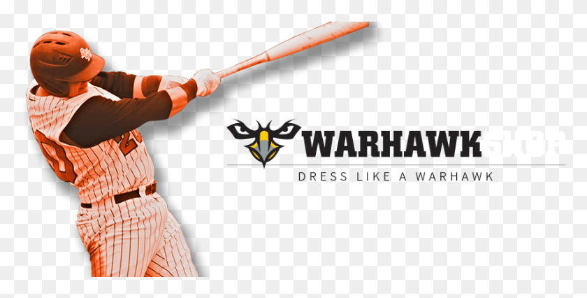 854x401 Warhawk Shop Graphic Design, Person, Human, Baseball Bat HD PNG Download