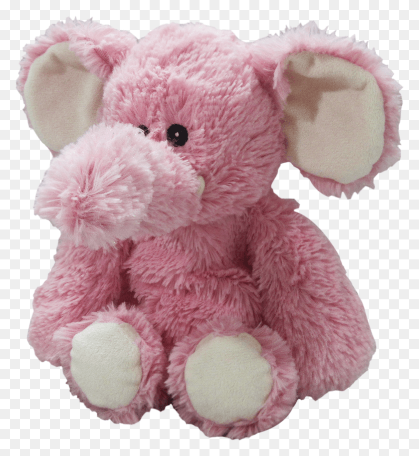 2480x2717 Warmies Cozy Plush Pink Elephant Stuffed Toy HD PNG Download