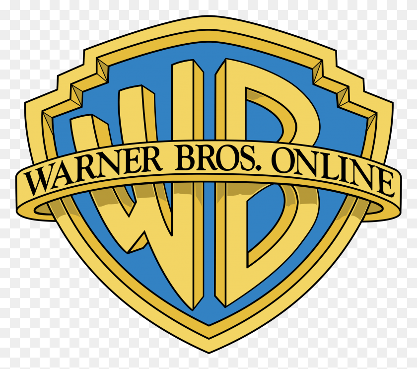 2200x1927 Логотип Warner Bros Online, Прозрачный, Если Вы Видите, Что Полиция Предупреждает Брата, Логотип, Символ, Товарный Знак Hd Png Скачать