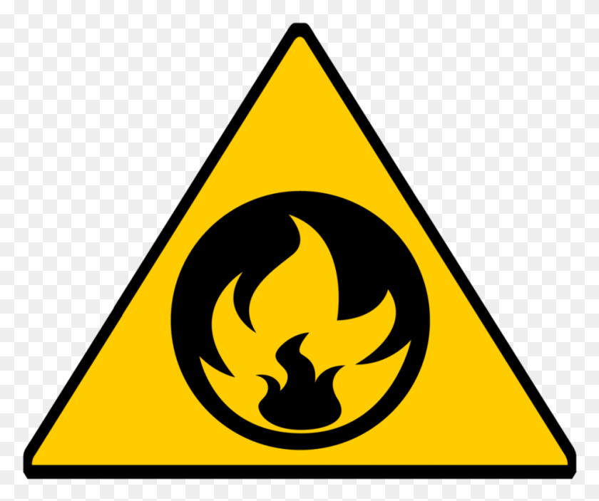 941x776 Warning Clipart Warning Symbol Fire Warning Sign, Triangle, Flame HD PNG Download