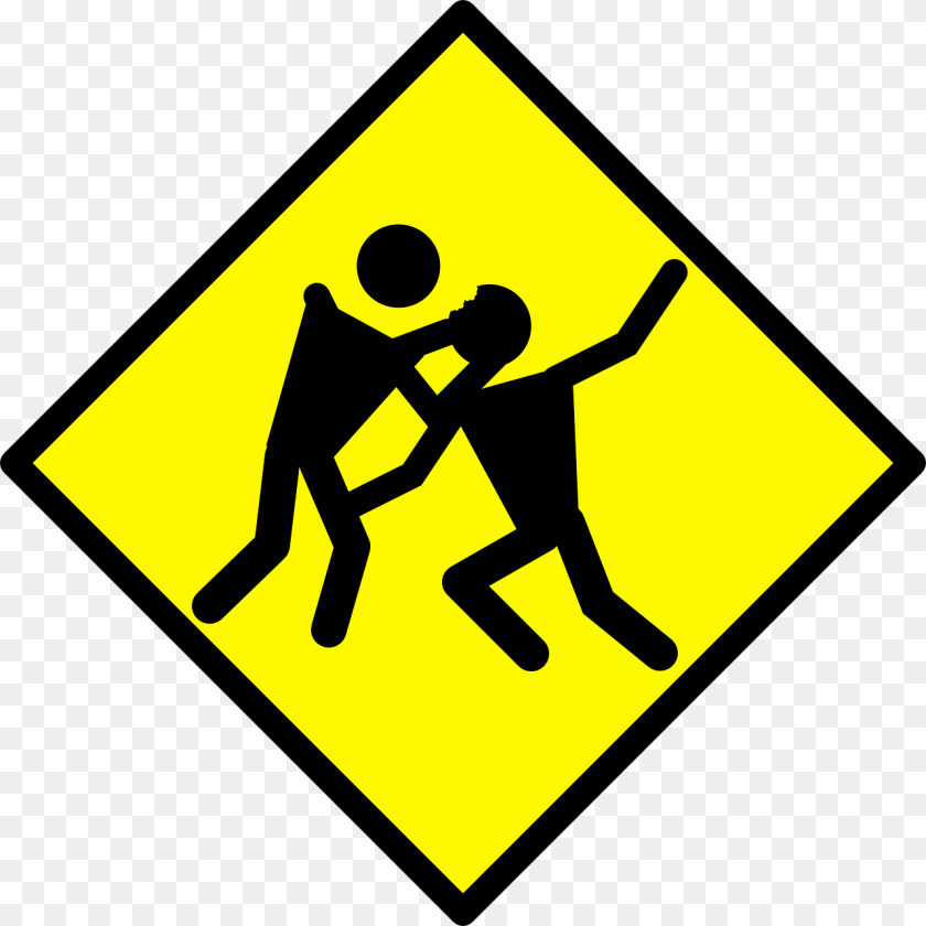 1280x1280 Warning Road Signs Funny Road Signs, Sign, Symbol, Road Sign, Adult PNG