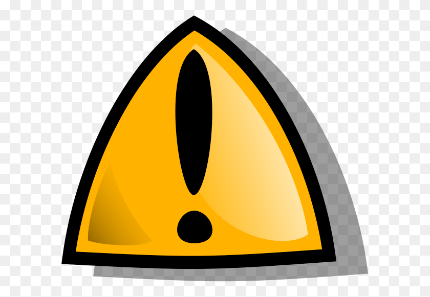 600x521 Предупреждающий Знак Оранжевый Закругленный Клип Анимация Предупреждающего Знака, Треугольник, Стрелка, Почва Png Скачать