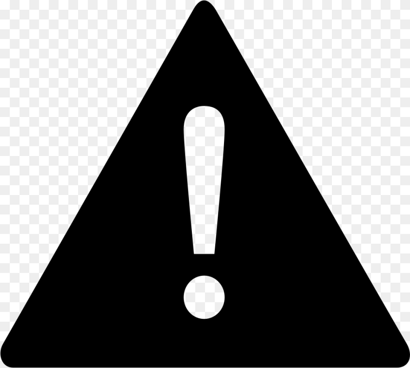 Warning Symbol Black And White, Triangle, Astronomy, Moon, Nature Transparent PNG