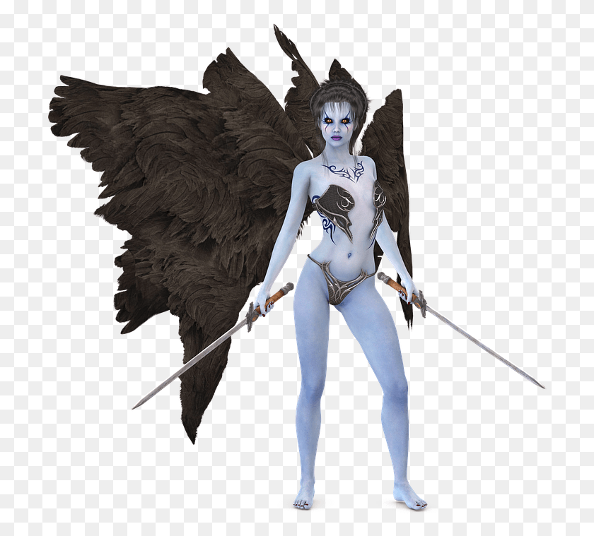 711x699 Warrior Angel Transparent For Designing Fantasia De Anjo Da Morte, Person, Human HD PNG Download