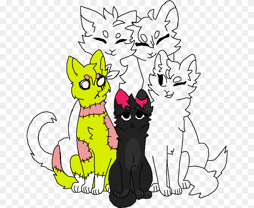 666x689 Warrior Cats Family Base, Animal, Cat, Mammal, Pet Transparent PNG