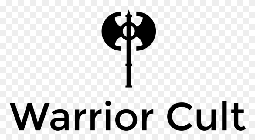 825x425 Warrior Cult Logo Black, Gray, World Of Warcraft HD PNG Download