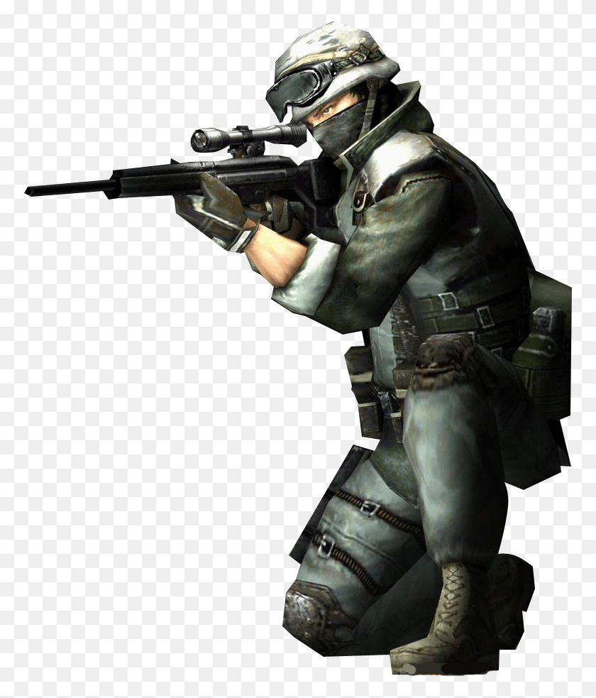 772x923 Warrock Sniper, Casco, Ropa, Vestimenta Hd Png