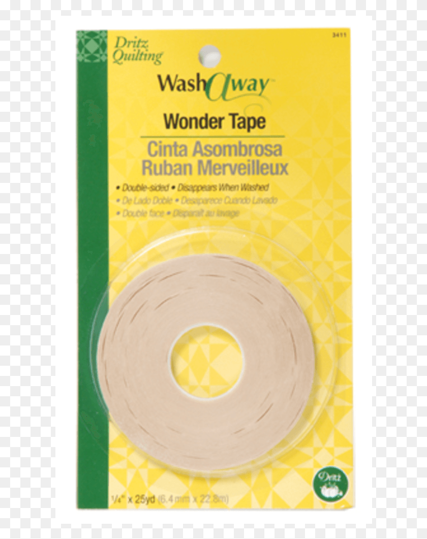624x1001 Wash A Way Wonder Tape 25 Ярдов Круг, Плакат, Реклама, Флаер Png Скачать
