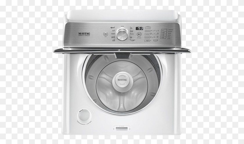 480x436 Washing Machine Top View Maytag Top Load Washer, Appliance, Dryer HD PNG Download