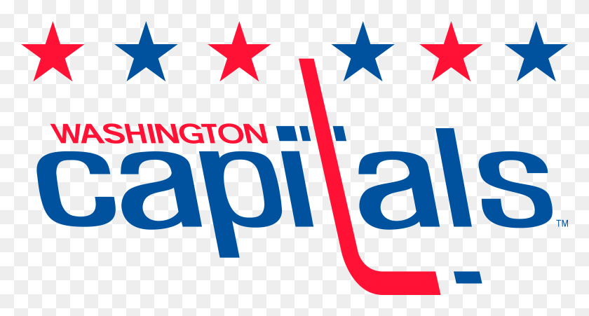 3796x1905 Washington Capitals Logo Svg, Text, Symbol, Star Symbol HD PNG Download