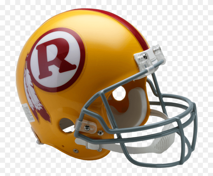 722x632 Washington Redskins Authentic Full Size Throwback Helmet Throwback Nfl Helmets, Clothing, Apparel, Football Helmet HD PNG Download