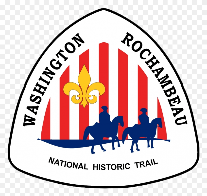 863x811 Вашингтон Рошембо Революционный Маршрут Национальный, Этикетка, Текст, Логотип Hd Png Скачать