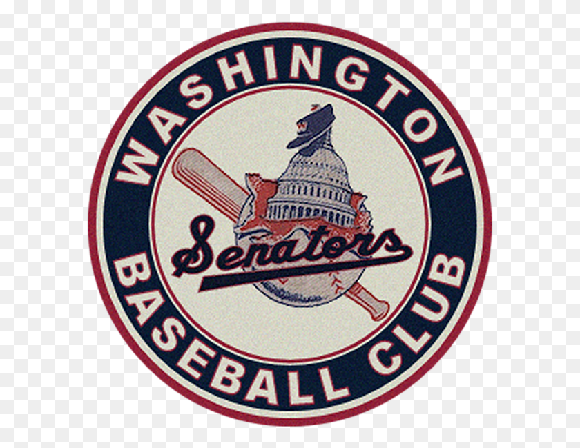 589x589 Washington Senators Retro Logo T Shirt For Sale By Washington Senators Baseball Logos, Label, Text, Symbol HD PNG Download