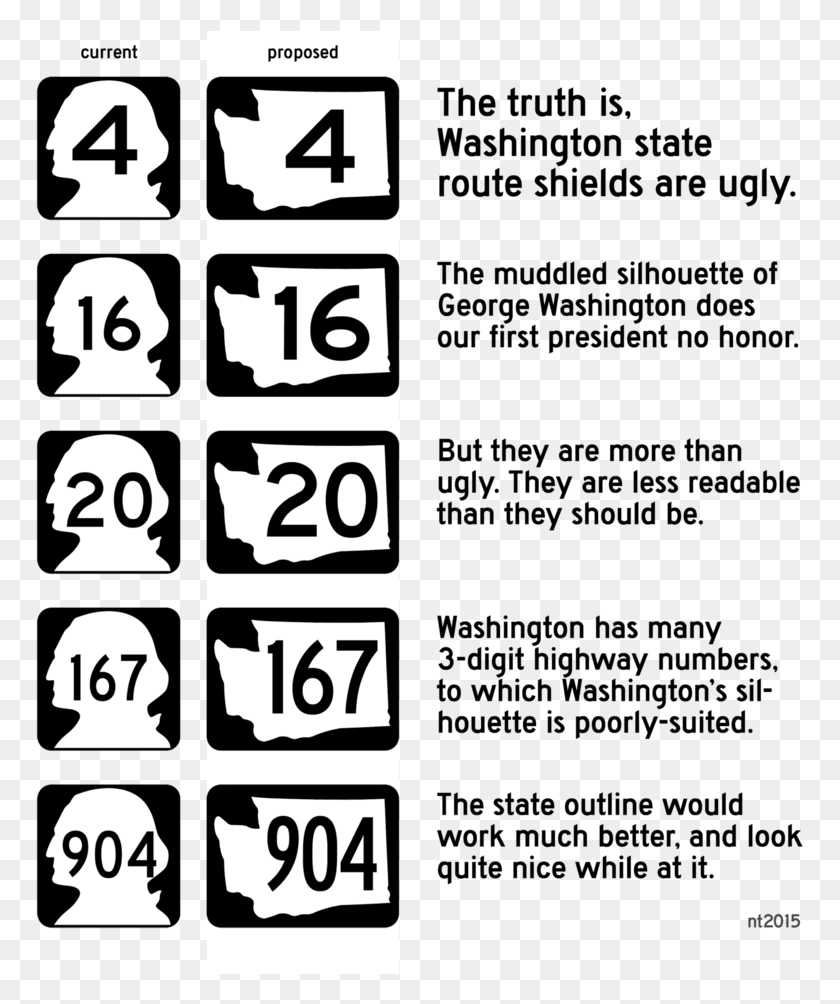 769x944 Washington State Outline State Route Shields, Number, Symbol, Text HD PNG Download