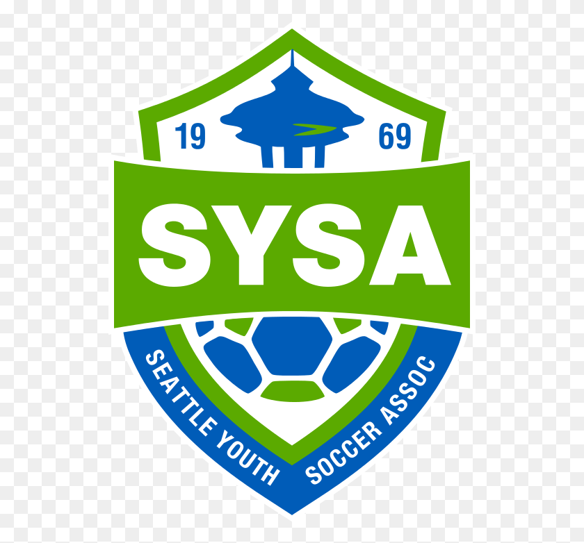 529x722 Washington Youth Soccer, Color Verde Y Azul, Logotipo, Símbolo, Marca Registrada, Etiqueta Hd Png