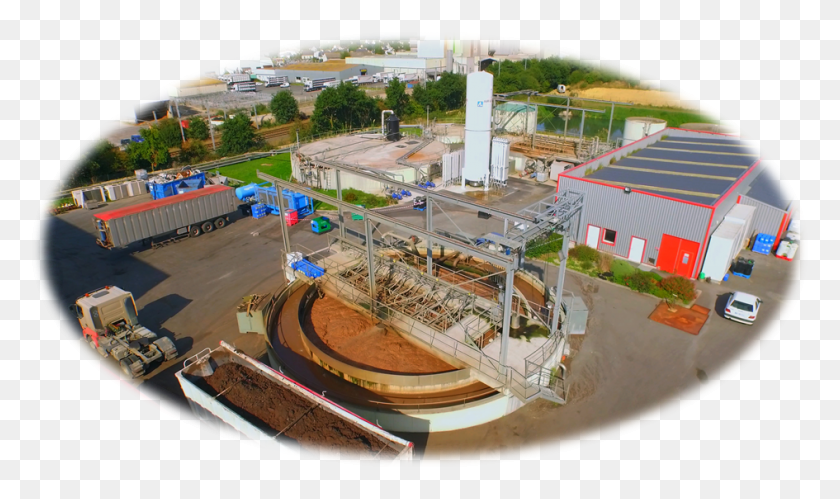 945x532 Waste Water Treatment Plant Aerial Photography, Building, Intersection, Road HD PNG Download