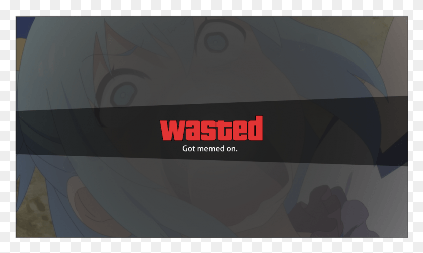 1057x600 Wasted Got Memed On Circle, Text, Airplane, Aircraft HD PNG Download