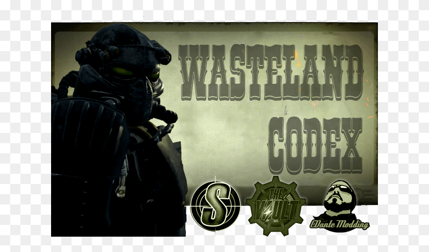 641x433 Wasteland Codex Interactive Lore Database Voiced By Poster, Helmet, Clothing, Apparel HD PNG Download