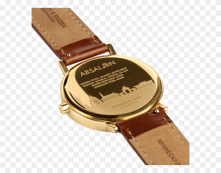 600x600 Watch By Larsen Amp Eriksen Watch, Wristwatch, Gold, Digital Watch HD PNG Download
