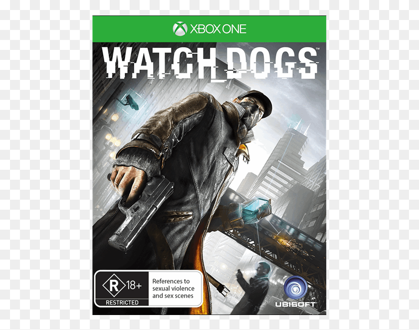 471x601 Watch Dogs, Poster, Advertisement, Person HD PNG Download
