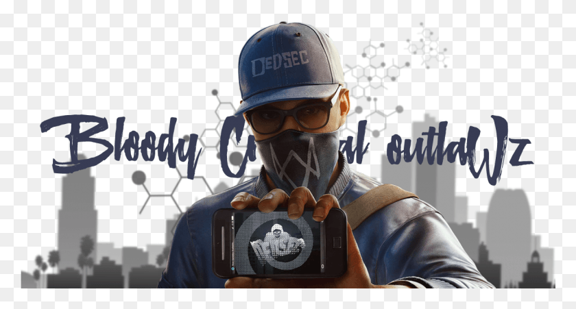 1192x598 Watch Dogs 2 Marcus, Helmet, Clothing, Apparel HD PNG Download
