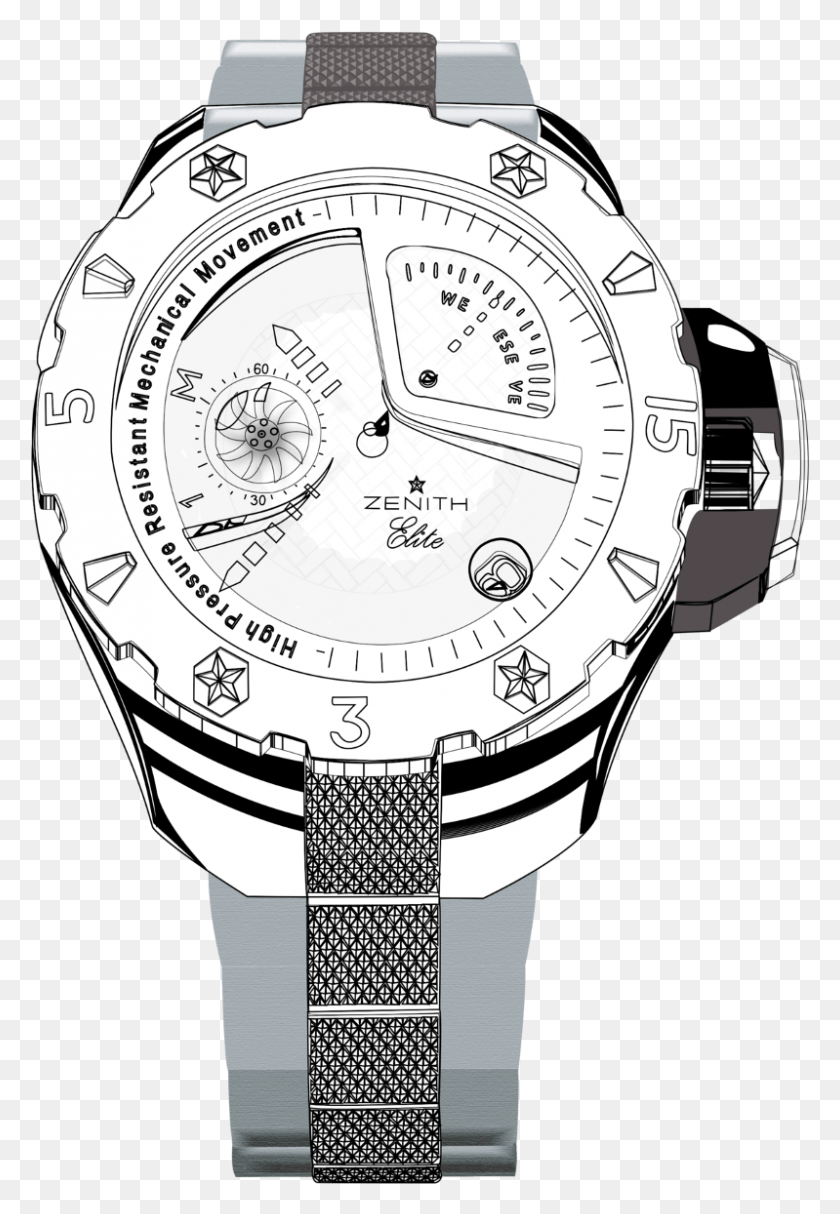 799x1183 Watch Vector Illustration Watch Vector Illustration Analog Watch, Wristwatch, Clock Tower, Tower HD PNG Download