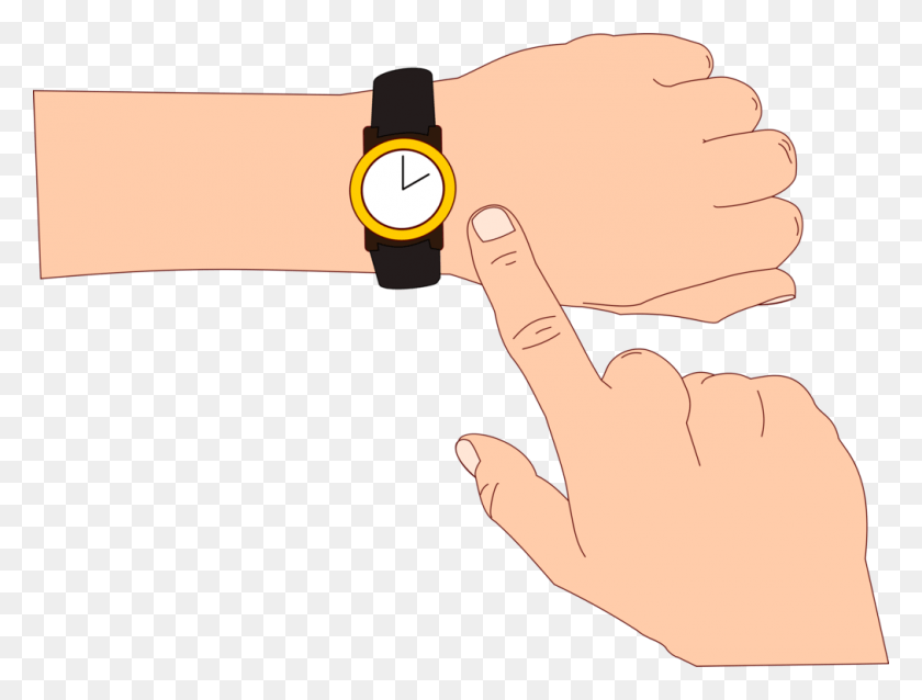 1012x750 Watch Wrist Doushiyouka Educational Entrance Hand With Watch Clipart, Wristwatch, Person, Human HD PNG Download