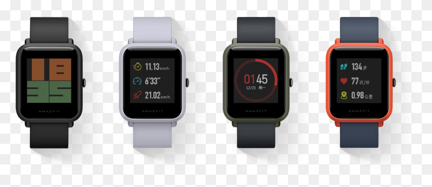 1298x506 Watchcolours Xiaomi Huami Amazfit Bip, Digital Watch, Wristwatch HD PNG Download