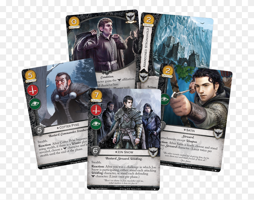 700x601 Watchers On The Wall Review Game Of Thrones Card Jon Snow, Person, Human, Batman HD PNG Download