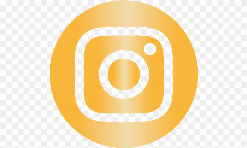 507x505 Watches Simbolo De Instagram En Dorado, Disk, Text, Symbol Sticker PNG