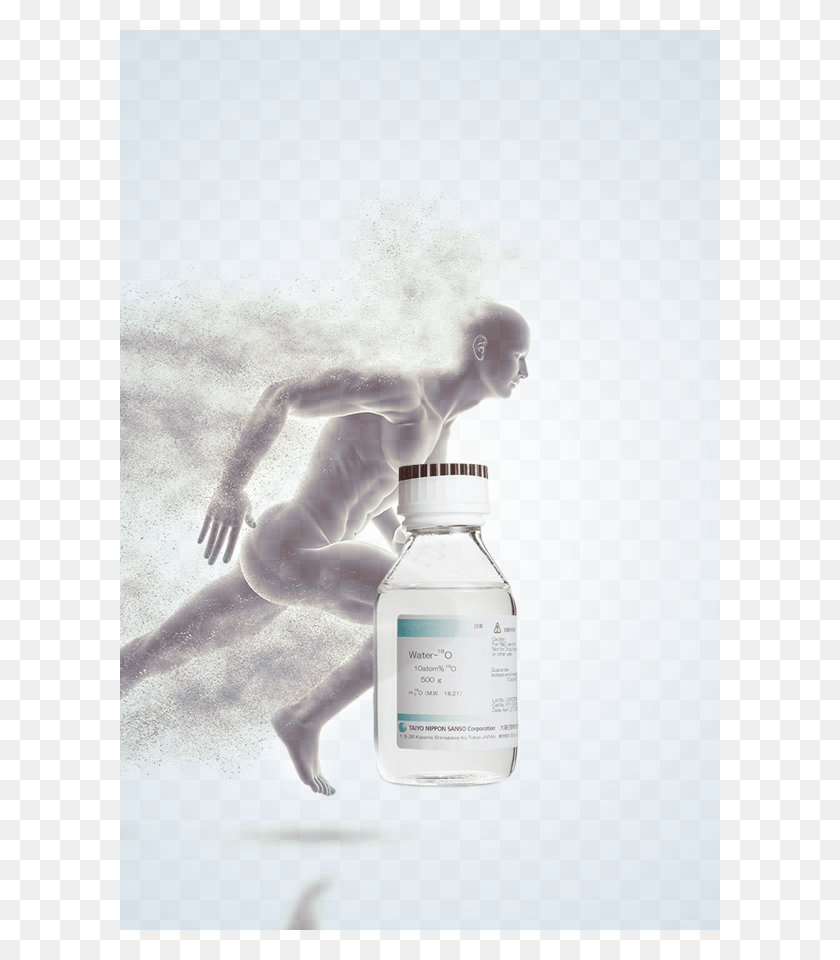 600x900 Water 18o 10atom Glass Bottle, Person, Human, Beverage HD PNG Download