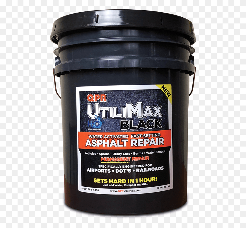 501x718 Water Activated Amp Fast Setting Asphalt Repair Material Plastic, Paint Container, Bucket, Beer Descargar Hd Png