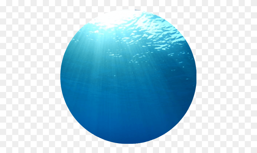 445x439 Water Background Aestheticbackground Aesthetic Circle, Underwater, Outdoors, Nature HD PNG Download