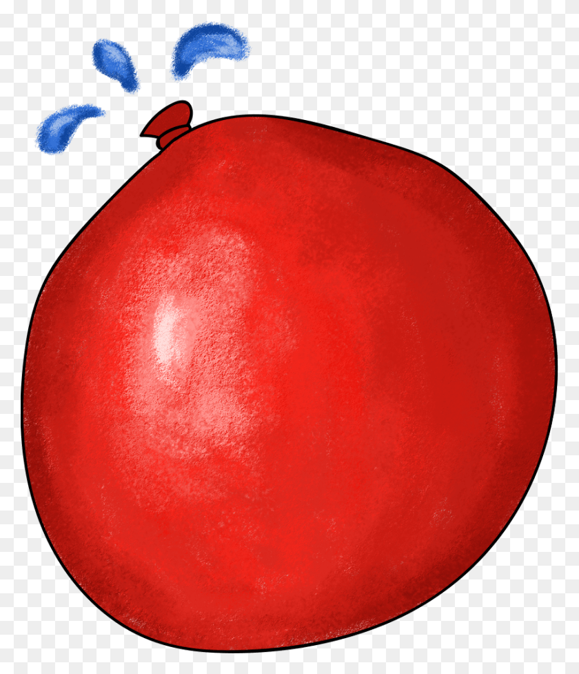 850x1000 Water Balloon Volleyball Apple, Plant, Fruit, Food HD PNG Download
