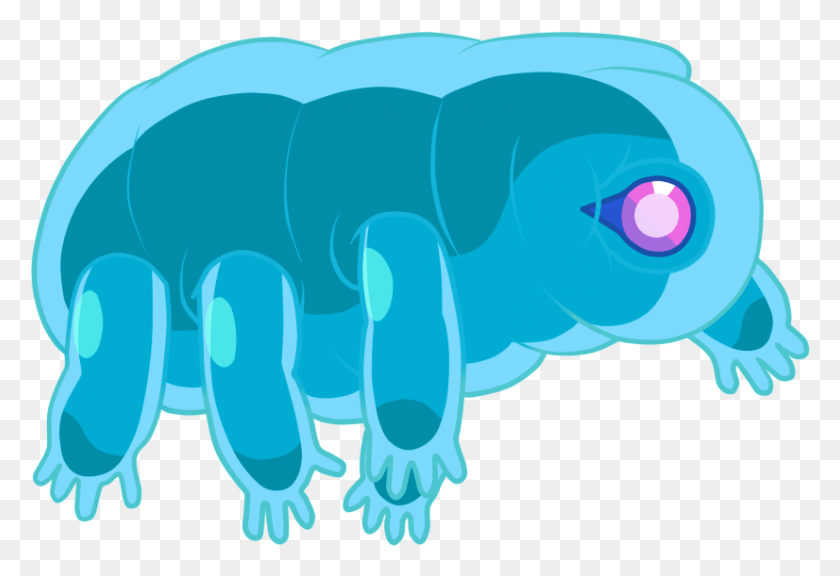 826x547 Water Bear Steven Universe Sea Monster, Animal, Invertebrate, Insect HD PNG Download