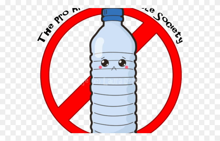 558x481 Water Bottle Clipart Kawaii Plastic Bottle, Label, Text, Mineral Water HD PNG Download