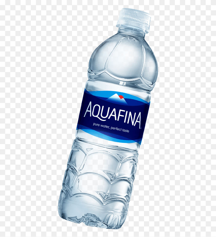 390x861 Water Bottle Transparent Background Aquafina, Mineral Water, Beverage, Bottle HD PNG Download