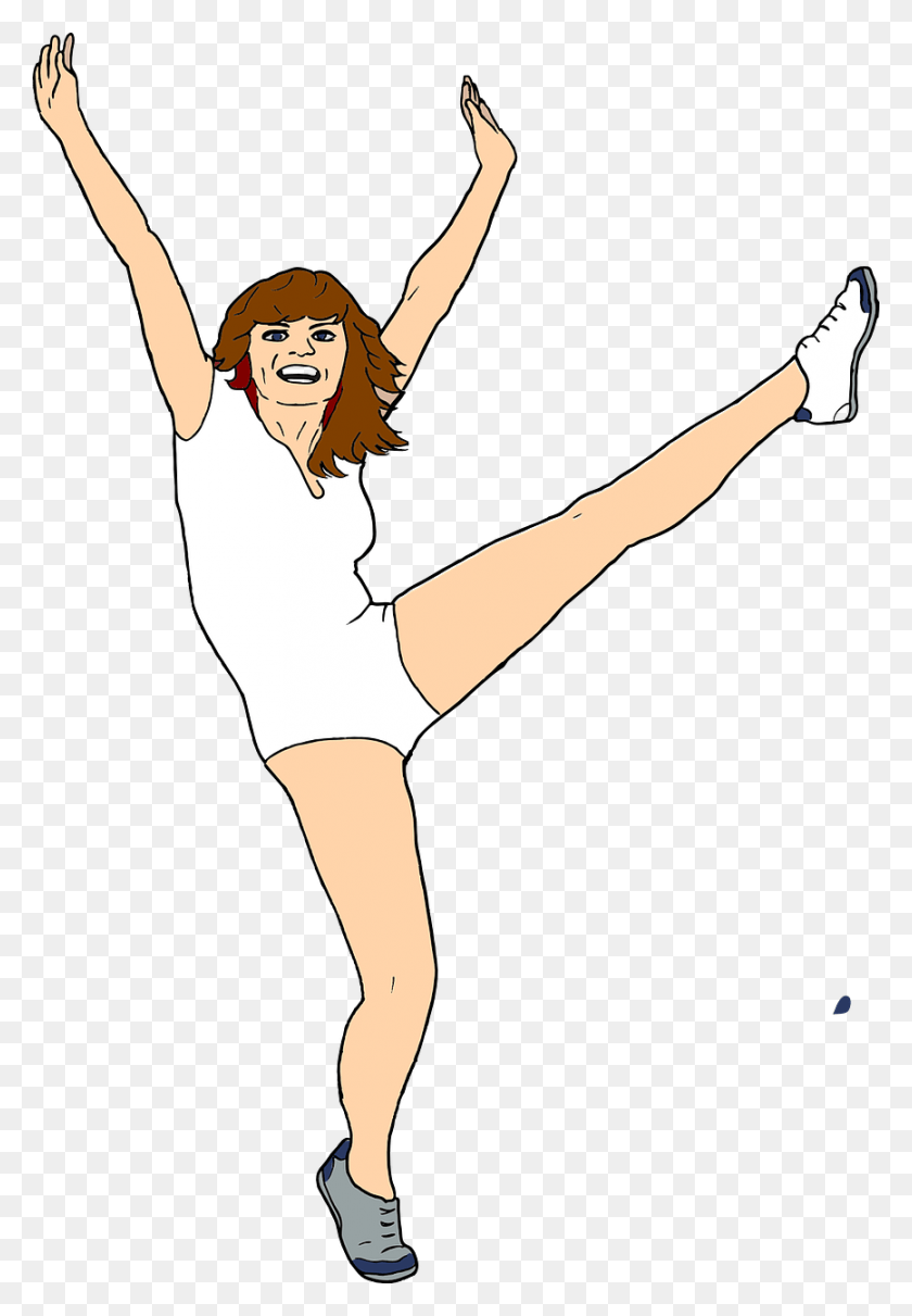 867x1280 Water Clipart Yoga Aerobic Dance Cartoon, Person, Human, Dance Pose HD PNG Download