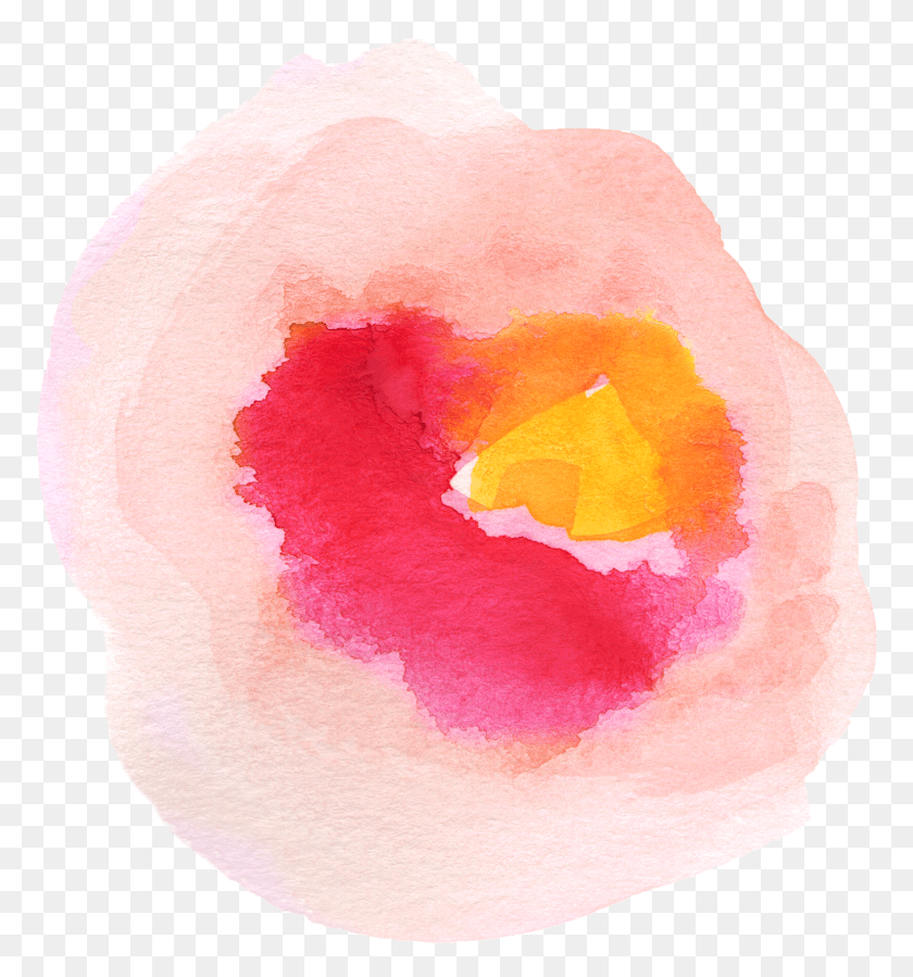 1579x1699 Water Color Clipart Transparent Watercolor Flower Clip Art Transparent, Petal, Plant, Blossom HD PNG Download
