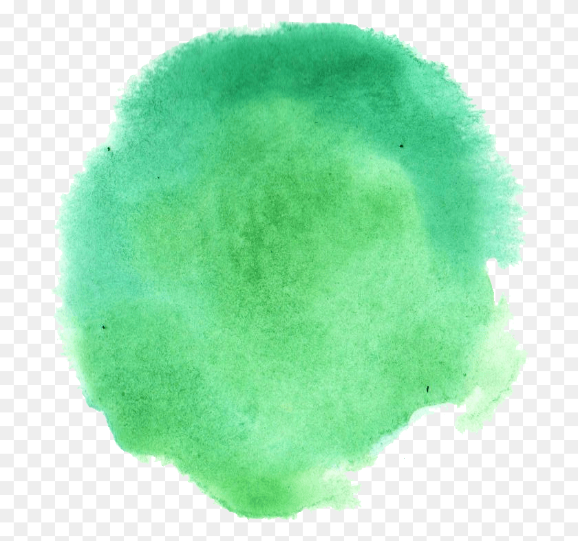 698x727 Water Color Green Watercolor Green Circle, Tennis Ball, Tennis, Ball HD PNG Download