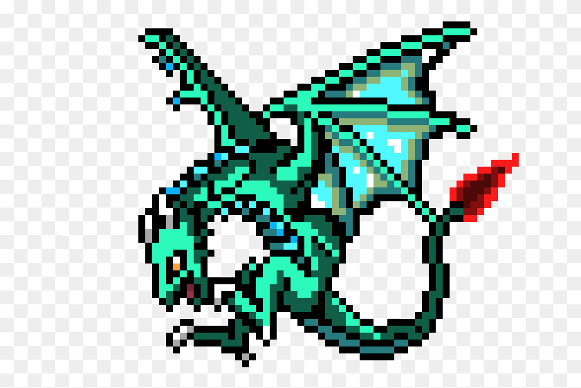 661x501 Water Dragon Dragon Boss Pixel Art, Sphere, Text, Rug Descargar Hd Png