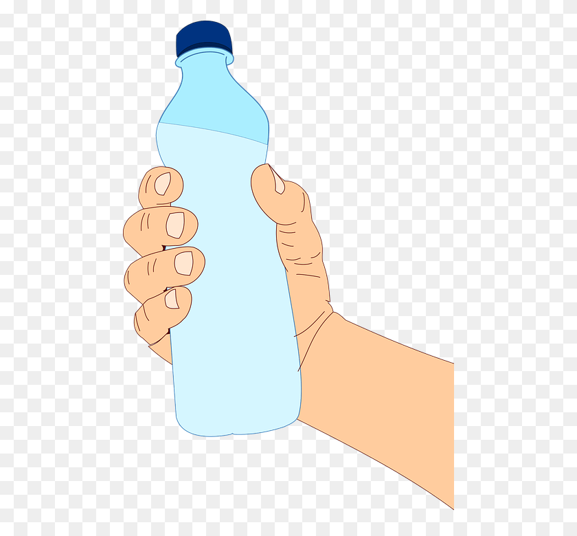 482x720 Gotas De Agua Png / Botella De Plástico De Hidratación Png