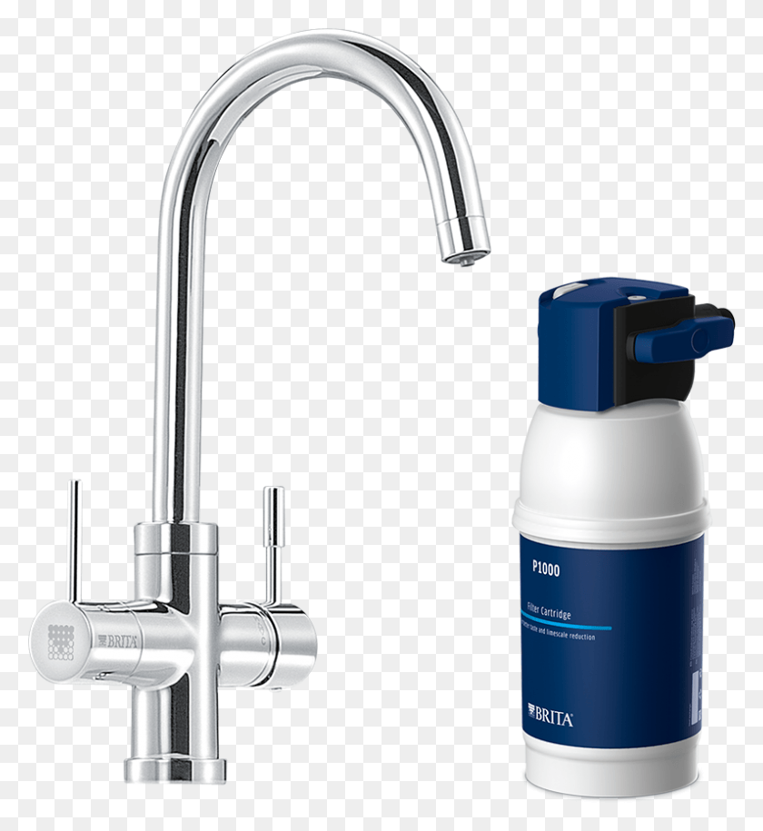 795x872 Water Filter Kit Components Brita Waterbar Wd, Sink Faucet, Indoors, Sink HD PNG Download