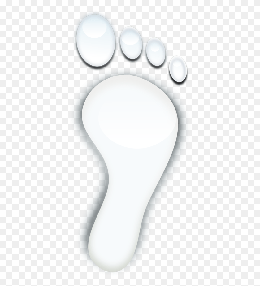 401x864 Water Foot Print Footprint, Light, Lightbulb, Spoon HD PNG Download