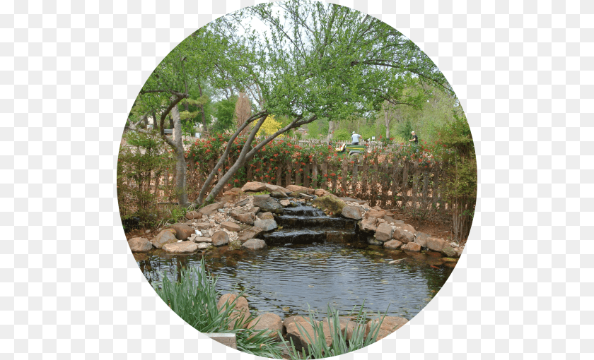 510x510 Water Garden The Botanic Garden At Oklahoma State University, Nature, Outdoors, Photography, Pond Sticker PNG